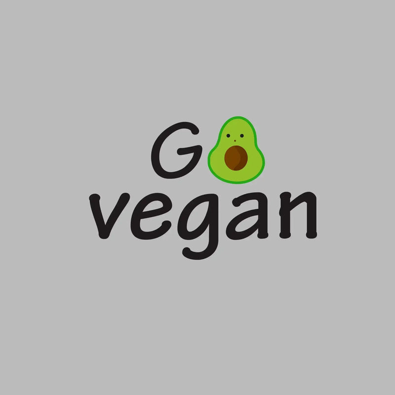 Go Vegan - Vegan Themed T-Shirt-Green-S-Custom One Express