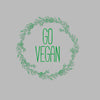 Go vegan - Vegan Themed T-Shirt-Black-S-Custom One Express