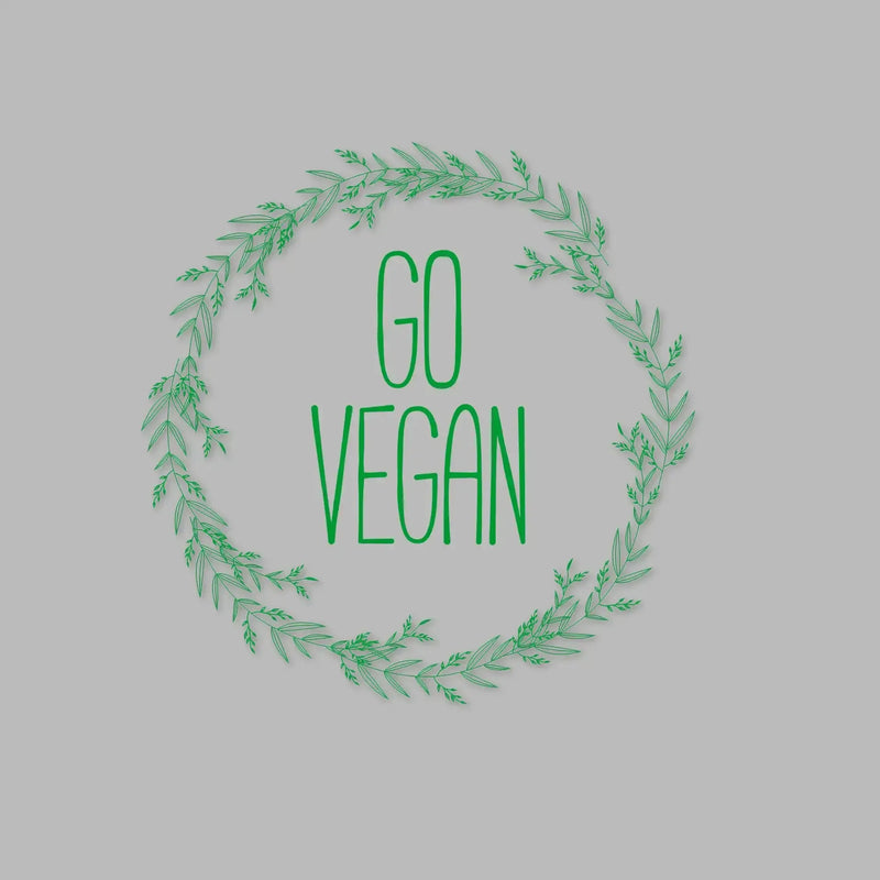 Go vegan - Vegan Themed T-Shirt-Black-S-Custom One Express