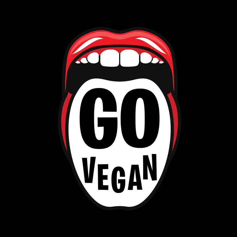 Go vegan - Vegan Themed T-Shirt-Black-S-Custom One Express