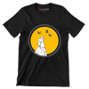 Golden Horizon Guardian - Dog Themed T-Shirt-Black-S-Custom One Express