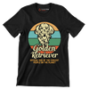 Golden retriever official dog of the coolest people on the planet - Dog Themed T-Shirt-Black-S-Custom One Express