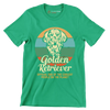 Golden retriever official dog of the coolest people on the planet - Dog Themed T-Shirt-Green-S-Custom One Express