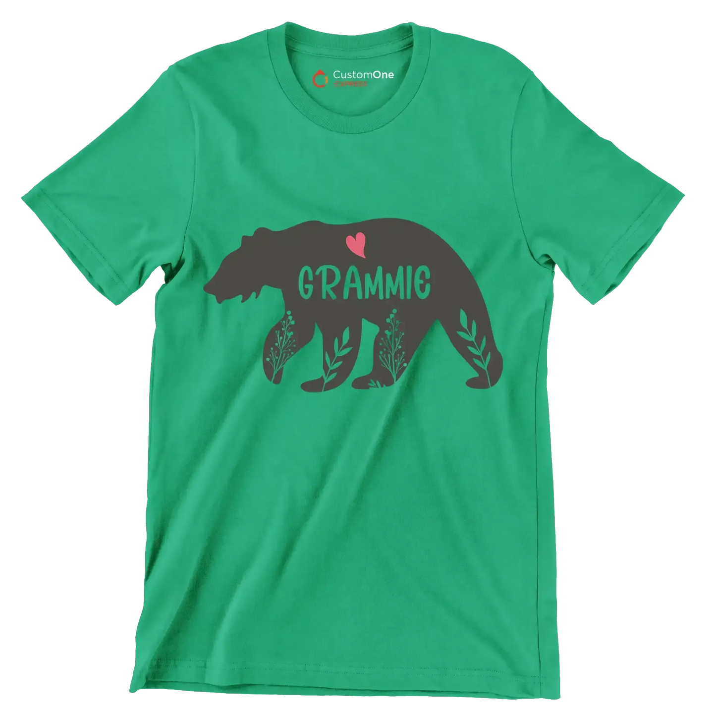 Grammig - Mother’s Day T-Shirt-Green-S-Custom One Express