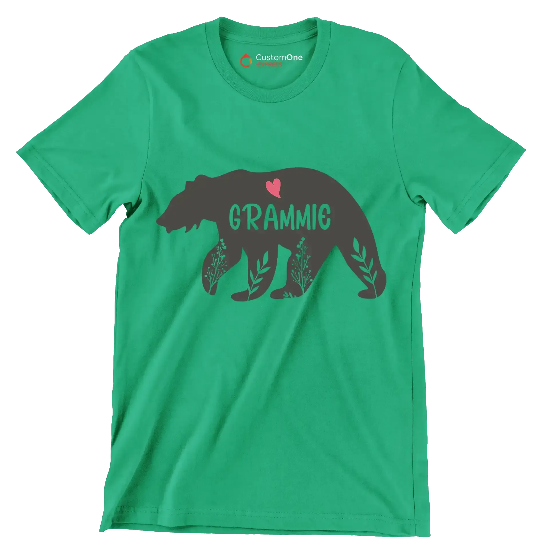Grammig - Mother’s Day T-Shirt-Green-S-Custom One Express
