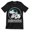 Grandpasaurus - Father’s Day T-Shirt-Black-S-Custom One Express