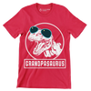 Grandpasaurus - Father’s Day T-Shirt-Red-S-Custom One Express