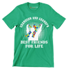 Grandson and grandpa best friends for life - Father’s Day T-Shirt-Green-S-Custom One Express