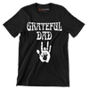 Grateful Dad - Father’s Day T-Shirt-Black-S-Custom One Express