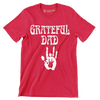 Grateful Dad - Father’s Day T-Shirt-Red-S-Custom One Express