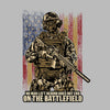 No man left behind does not end on the battlefield - Veterans Themed T-Shirt