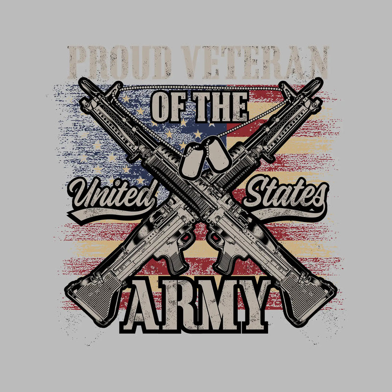 Proud veteran of the united states army - Veterans Themed T-Shirt