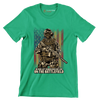 No man left behind does not end on the battlefield - Veterans Themed T-Shirt