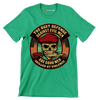 The best defense against evil men are good men skilled at violence 99% skill 1% lucky - Veterans Themed T-Shirt