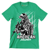 AMERICAN SOLDIER ILLUSTRATION - Veterans Themed T-Shirt