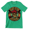 The best defense against evil men are good men skilled at violence 99% skill 1% lucky - Veterans Themed T-Shirt