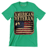 american veteran made in the usa served with honor - Veterans Themed T-Shirt