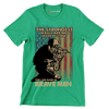 The strongest walls are not made of stone they are made of brave men - Veterans Themed T-Shirt