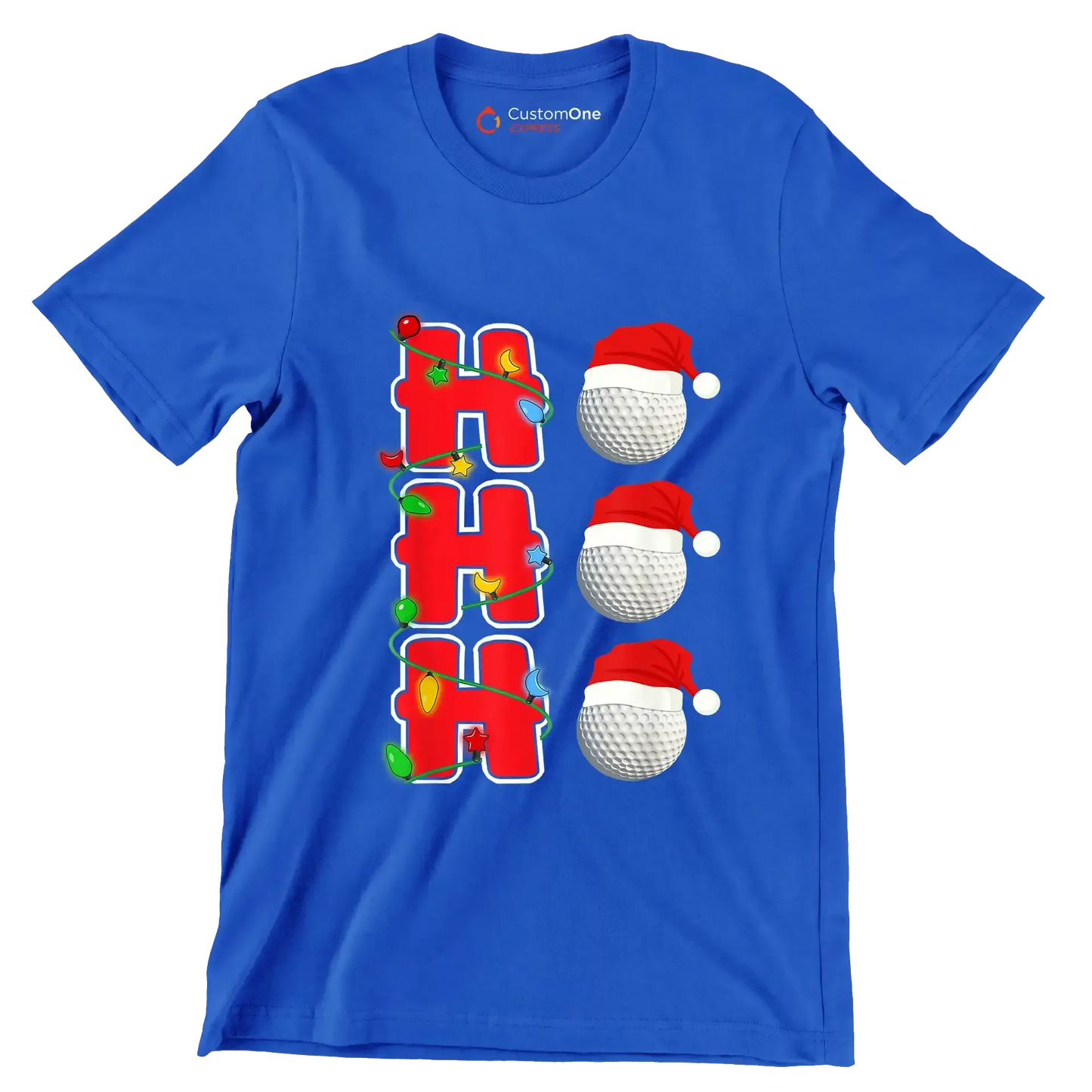 HHH - Golf Themed T-Shirt-Blue-S-Custom One Express