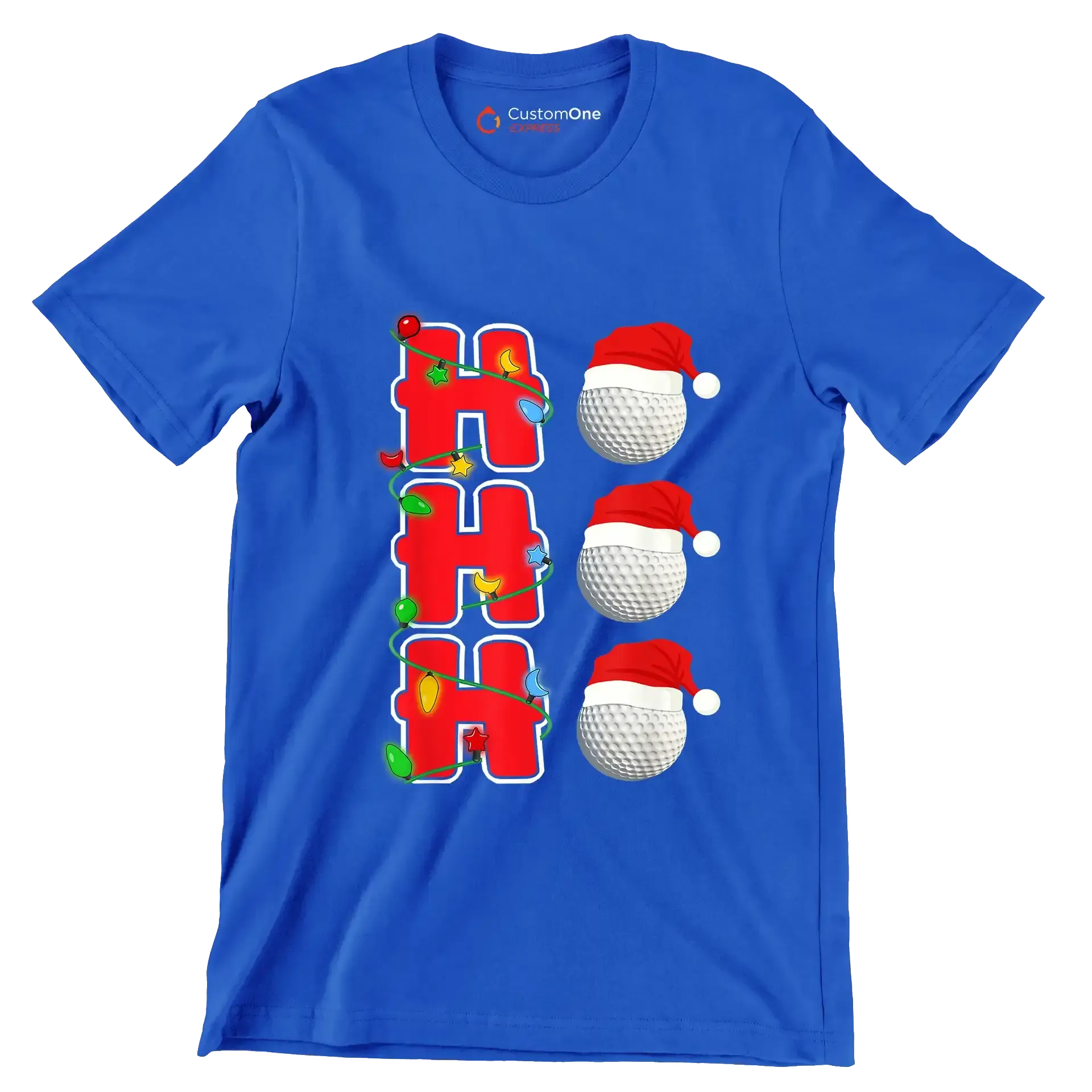 HHH - Golf Themed T-Shirt-Blue-S-Custom One Express