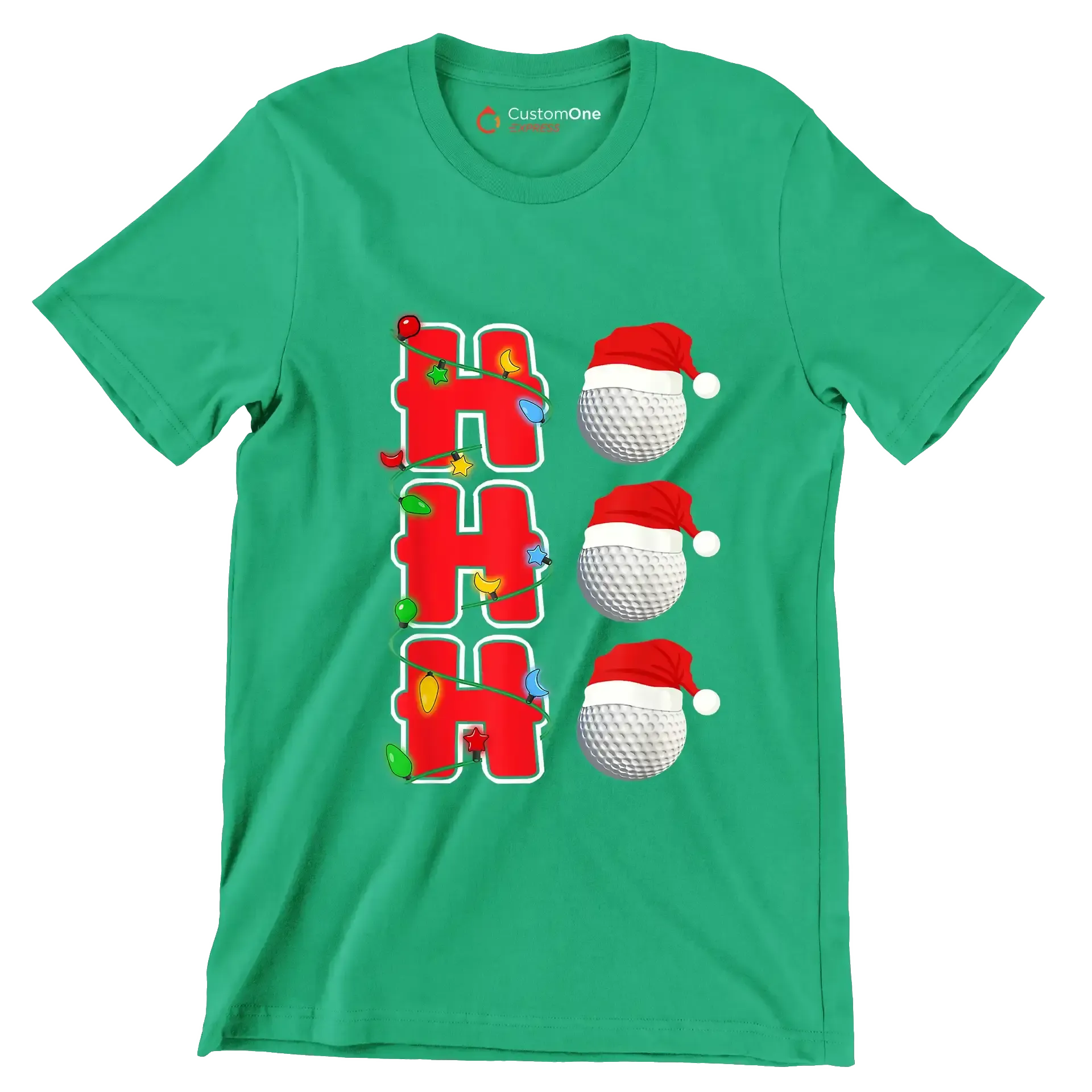 HHH - Golf Themed T-Shirt-Green-S-Custom One Express