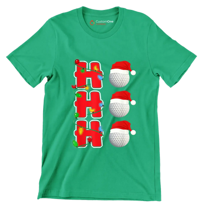 HHH - Golf Themed T-Shirt-Green-S-Custom One Express