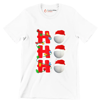 HHH - Golf Themed T-Shirt-White-S-Custom One Express
