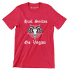 Hail seitan go vegan - Vegan Themed T-Shirt-Red-S-Custom One Express