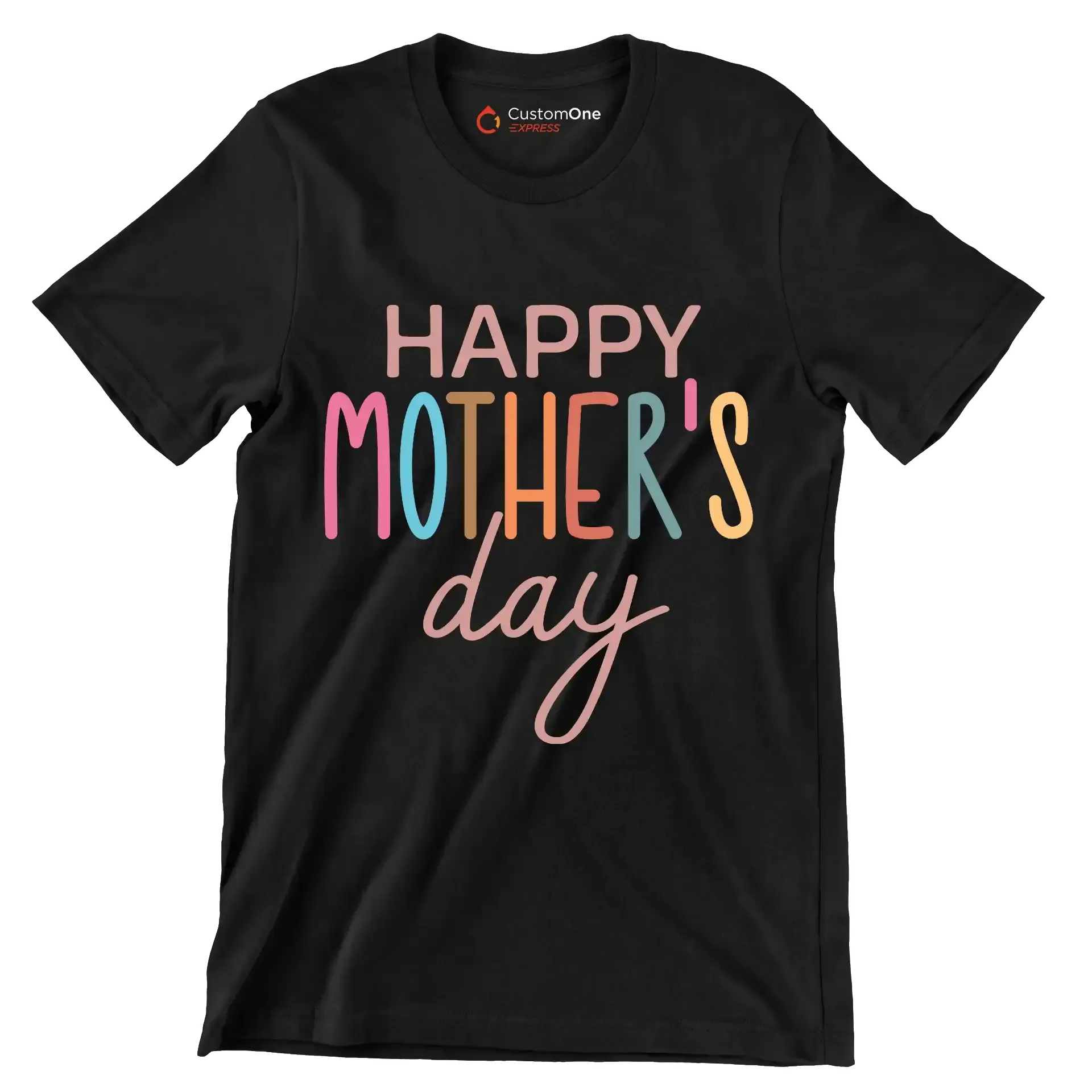 Happy Mother's Day - Mother’s Day T-Shirt-Black-S-Custom One Express