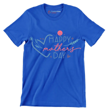 Happy Mother's Day - Mother’s Day T-Shirt-Blue-S-Custom One Express