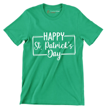 Happy St. Patrick's Day-01 - St. Patrick's Day T-Shirt-Green-S-Custom One Express