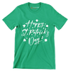 Happy St. Patrick's Day - St. Patrick's Day T-Shirt-Green-S-Custom One Express