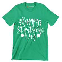 Happy St.patricks Day - St. Patrick's Day T-Shirt-Green-S-Custom One Express
