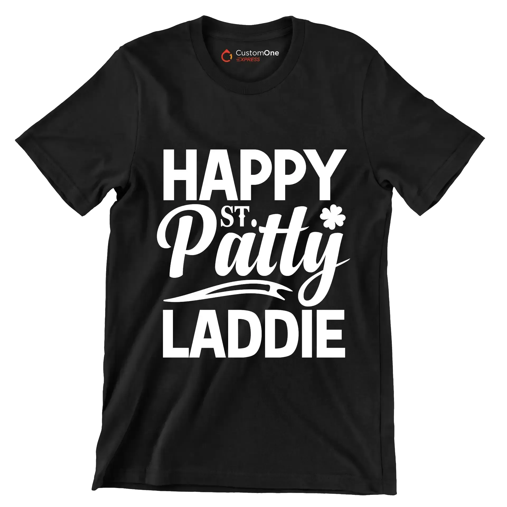 Happy st. Patty laddie - St. Patrick's Day T-Shirt-Black-S-Custom One Express