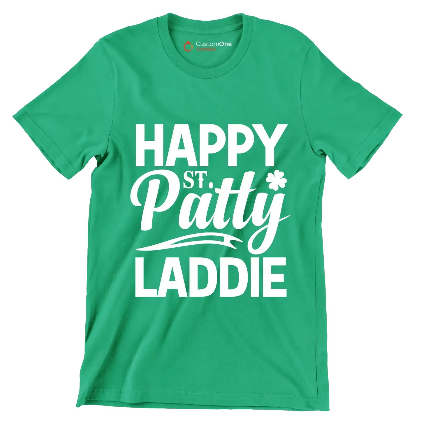 Happy st. Patty laddie - St. Patrick's Day T-Shirt-Green-S-Custom One Express