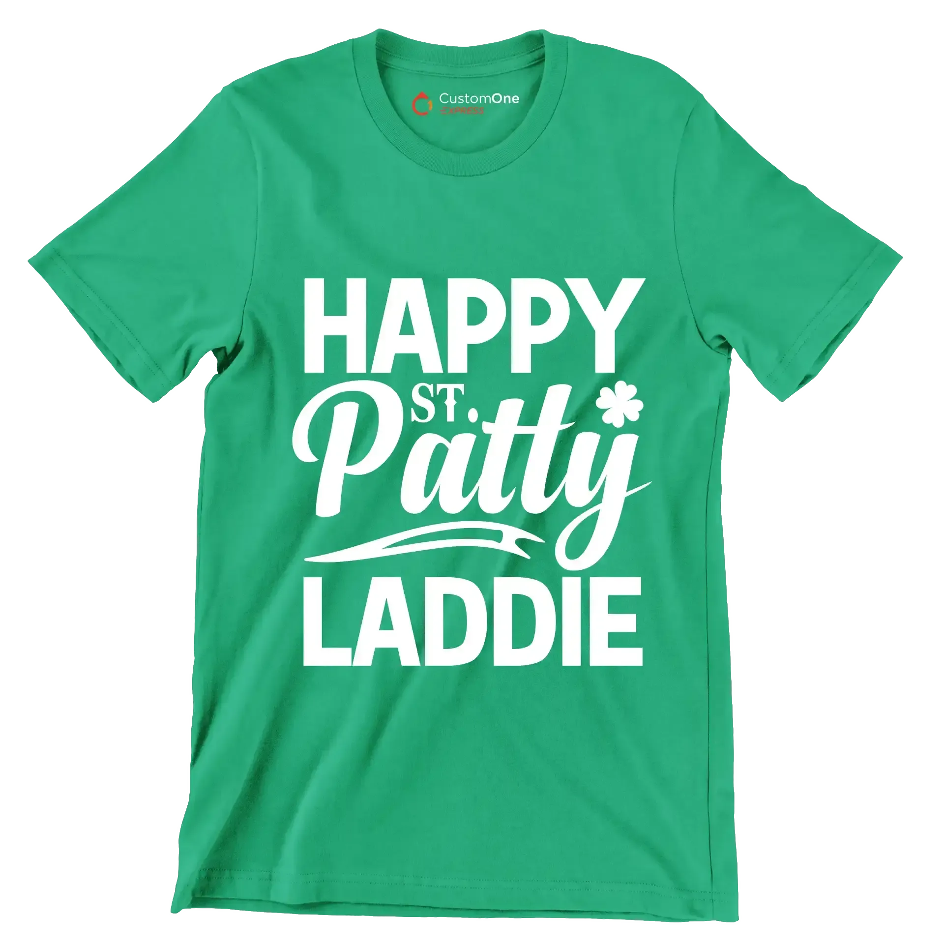 Happy st. Patty laddie - St. Patrick's Day T-Shirt-Green-S-Custom One Express