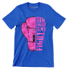 Her Fight Is My Fight - Breast Cancer Awareness T-Shirt-Blue-S-Custom One Express