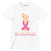 Her fight is my fight Breast Cancer Awareness - Breast Cancer Awareness T-Shirt-White-S-Custom One Express