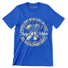 Heroes don't wear capes or tights they wear dog tags and combat boots - Veterans Themed T-Shirt-Blue-S-Custom One Express