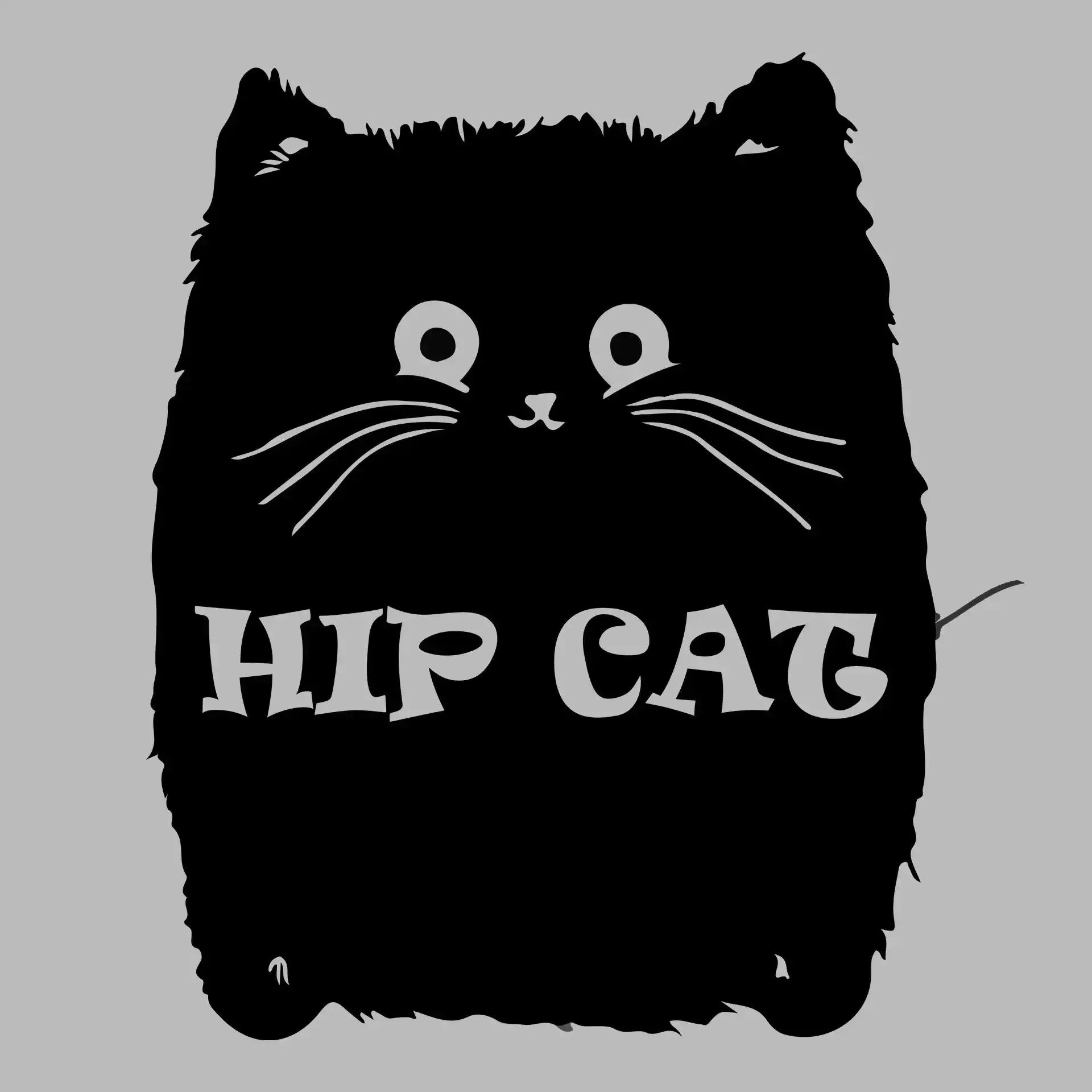 Hip cat - Cat Themed T-Shirt-Blue-S-Custom One Express
