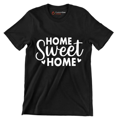Home Sweet Home - St. Patrick's Day T-Shirt-Black-S-Custom One Express