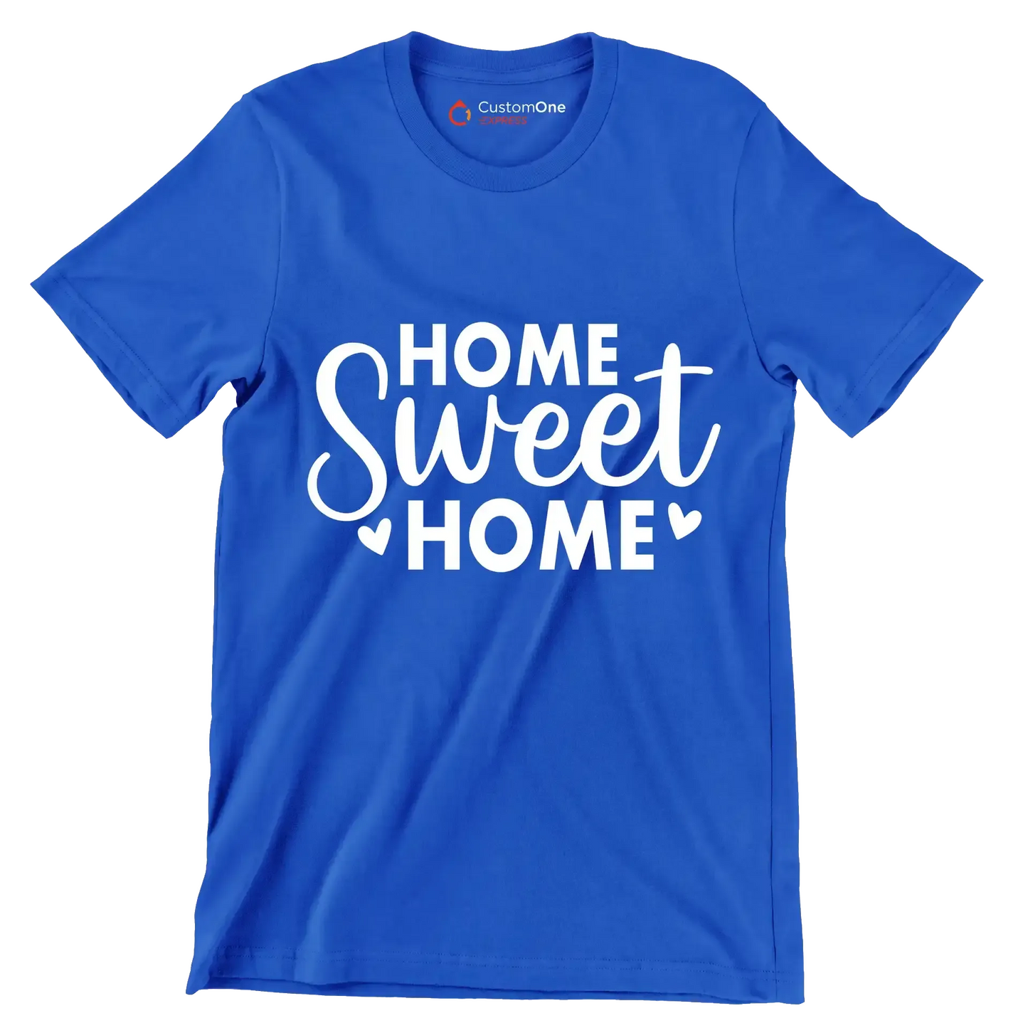Home Sweet Home - St. Patrick's Day T-Shirt-Blue-S-Custom One Express