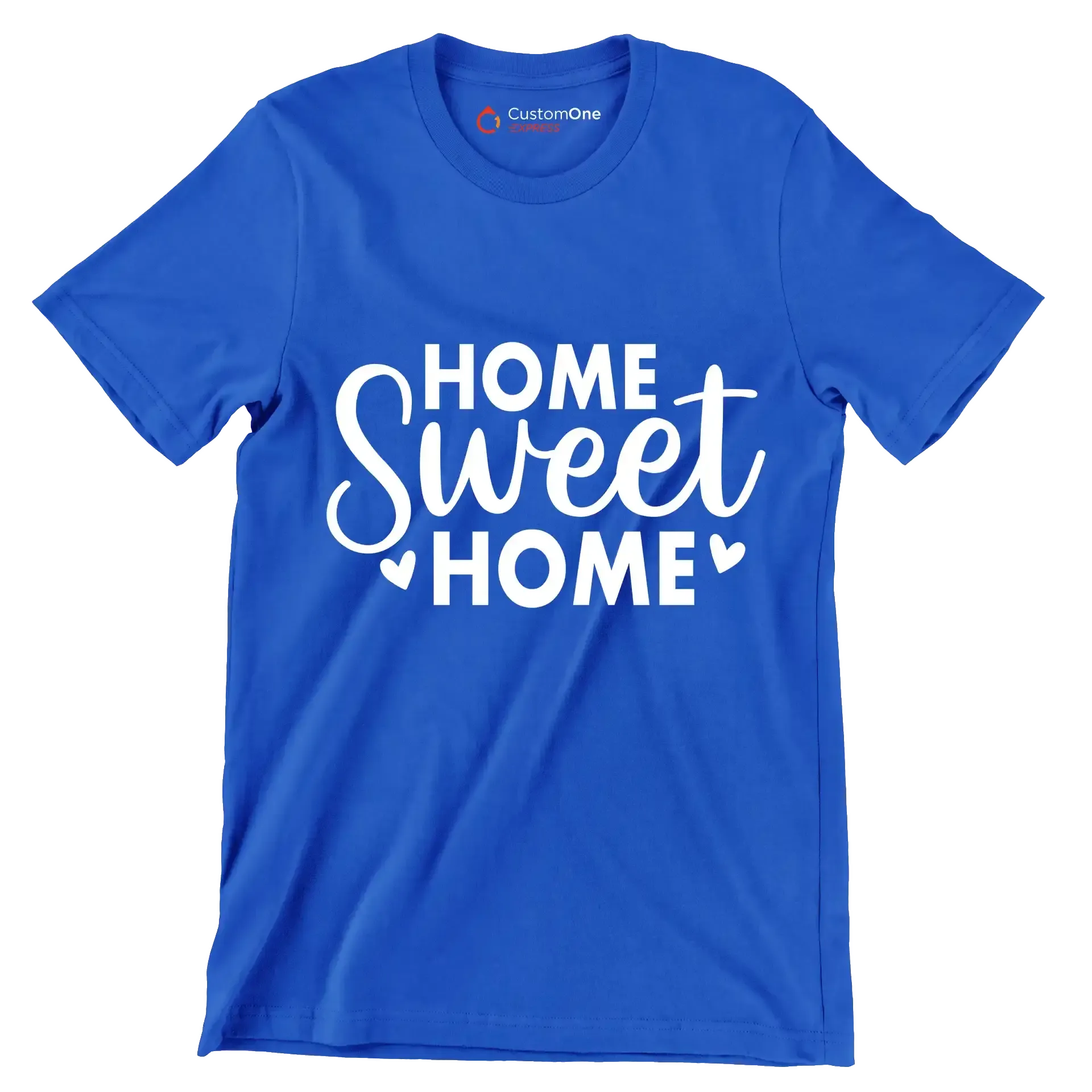 Home Sweet Home - St. Patrick's Day T-Shirt-Blue-S-Custom One Express