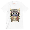 Honor Courage Sacrifice - Veterans Themed T-Shirt-White-S-Custom One Express