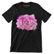 Hope - Breast Cancer Awareness T-Shirt-Black-S-Custom One Express
