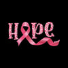 Hope - Breast Cancer Awareness T-Shirt-Black-S-Custom One Express