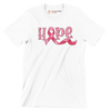 Hope - Breast Cancer Awareness T-Shirt-White-S-Custom One Express