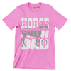 Horse Show Dad - Father’s Day T-Shirt-Pink-S-Custom One Express