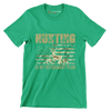 Hunting is my retirement plan - Retirement Themed T-Shirt-Green-S-Custom One Express