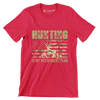 Hunting is my retirement plan - Retirement Themed T-Shirt-Red-S-Custom One Express